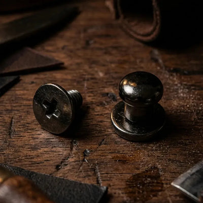 Pisztolygomb 6 mm - sötét nikkel – CraftPoint