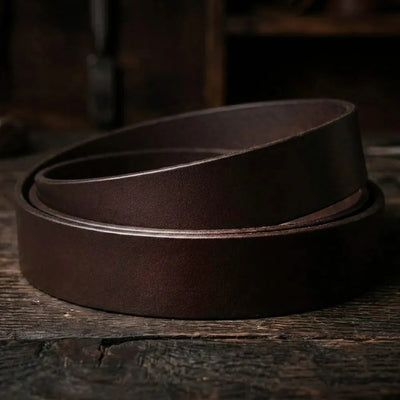 Övbőr csík 3,0-3,5mm, 130-140cm, 15-80mm - Sötétbarna – CraftPoint