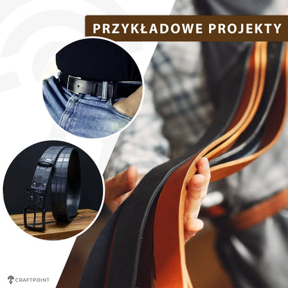 Pas ze skóry naturalnej 3-3,5mm, 140cm, 15-80mm – CraftPoint