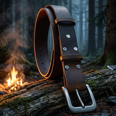 Buffalo valódi bőr öv: Bushcraft modell – 3,5-4mm – CraftPoint