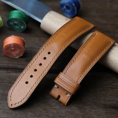 Skóra bydlęca licowa garbowana roślinnie 1.2 mm - Karmelowa – CraftPoint