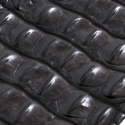 Krokodilbőr - hornback backstrap - sötétbarna – CraftPoint