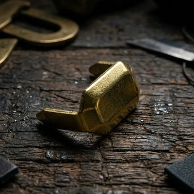 Fém övbújtató kapcsok - sárgarézezett - arany – CraftPoint
